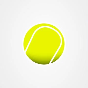 Tennis icon logo vector design Stock Illustration