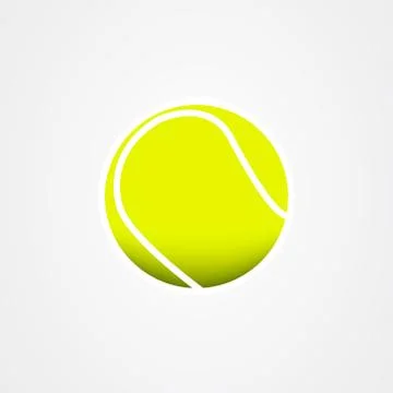 Tennis icon logo vector design Stock Illustration