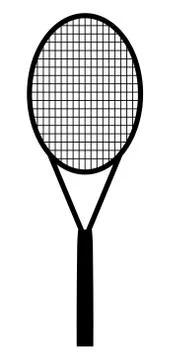 Tennis icon. racket Stock Illustration