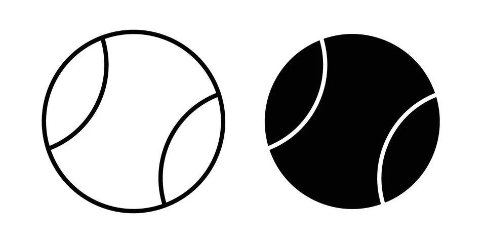 Tennis icon vector editable eps10 Stock Illustration