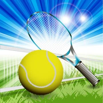 Tennis Stock Illustration