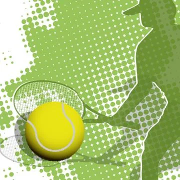 Tennis Stock Illustration