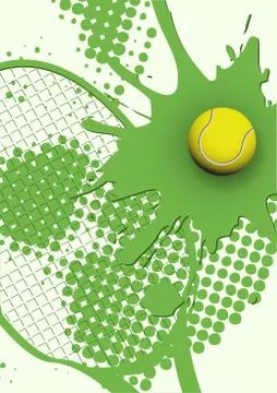 Tennis Stock Illustration