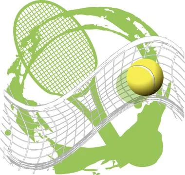 Tennis Stock Illustration