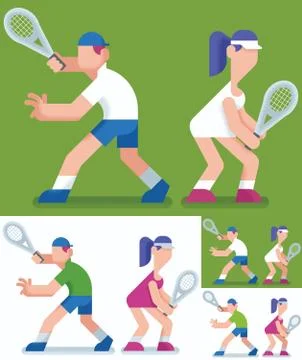 Tennis Stockillustratie