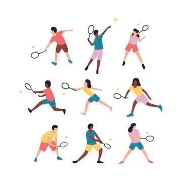 Tennis Stock Illustration