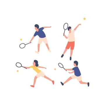 Tennis Stock Illustration