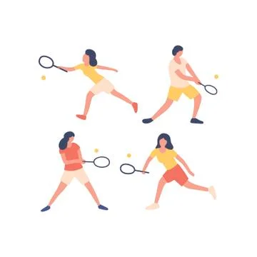 Tennis Stock Illustration
