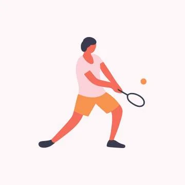 Tennis Stock Illustration