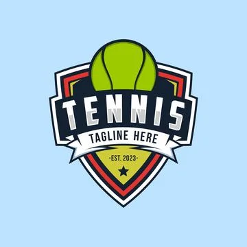 Tennis logo Illustrazione stock