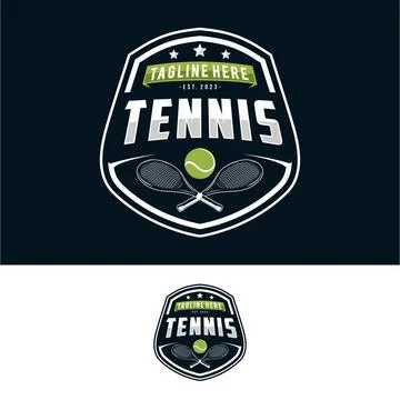Tennis logo Stock Illustration