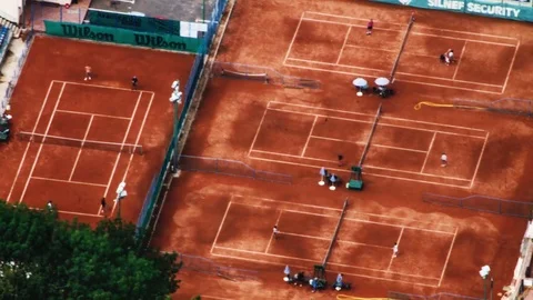 Tennis Match Timelapse Stock Footage 82393368