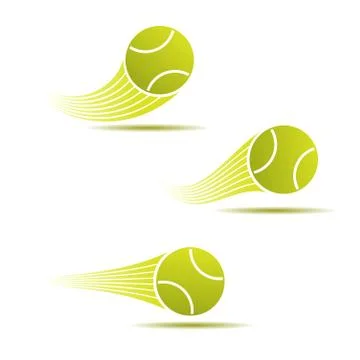 Tennis moving set Stock Illustration