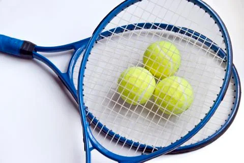 Tennis objects Stock Photos
