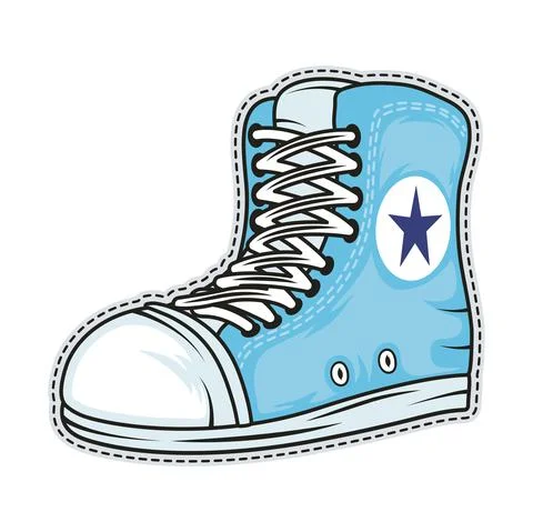 Tennis patch retro style Stock Illustration