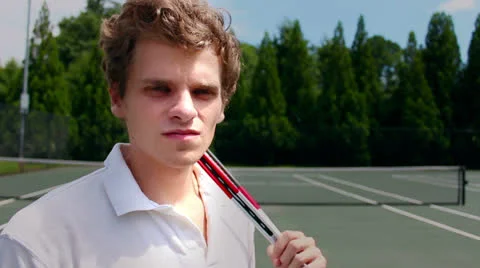 Tennis player Stock Footage 25878855