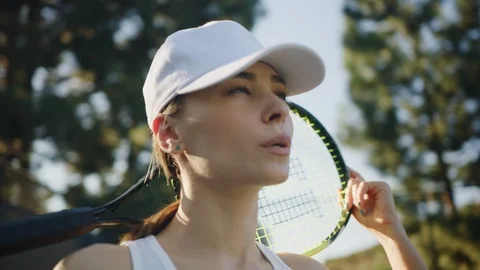 Tennis player getting ready for training 스톡 동영상 126311381