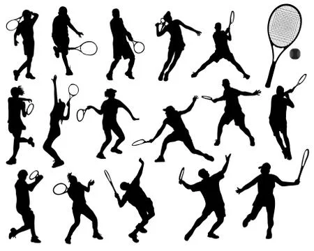 Tennis player  Stock Illustration