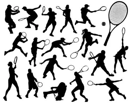 Tennis player  Stock Illustration