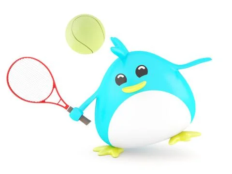 Tennis player Stock Illustration