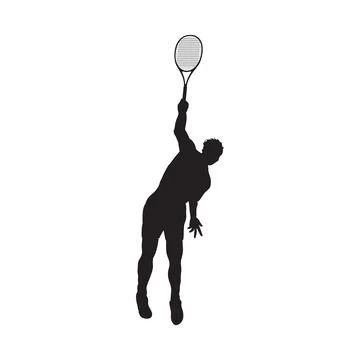 Tennis player Stock Illustration