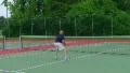 Tennis Player Overhead Smash HD Footage