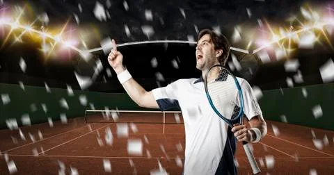 Tennis Player. Stock Photos