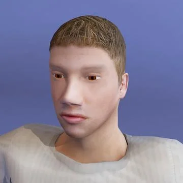 Tennis player static 3D Model
