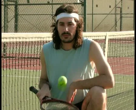Tennis player V4 - PAL Stock Footage 10760003