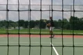 Tennis Player Volleys 03 Footage