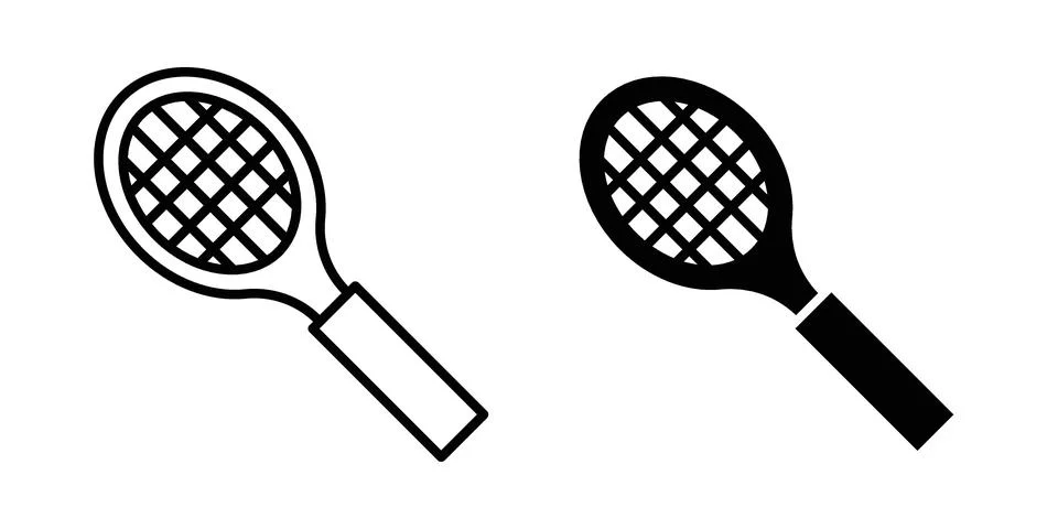 Tennis racket icon vector design. EPS10 Stock Illustration