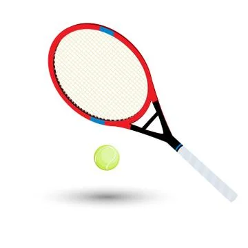 A tennis racket Illustrazione stock