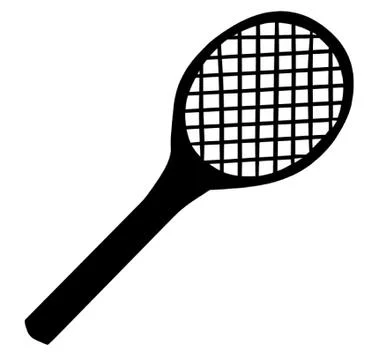Tennis Racket Stock Illustration