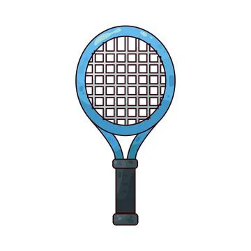 Tennis Racket illustration Stock Illustration