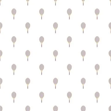Tennis racket pattern repeat for sport background Stock Illustration