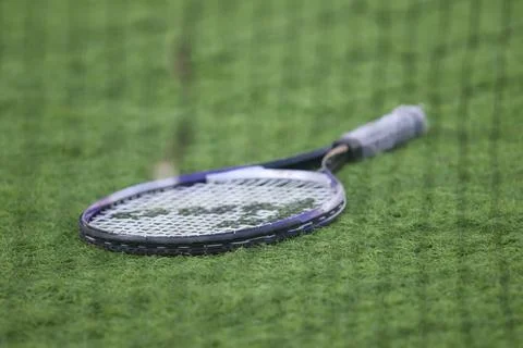 Tennis racket Stock Photos