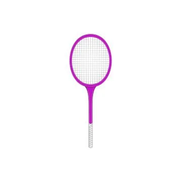Tennis racket in retro design Stock Illustration