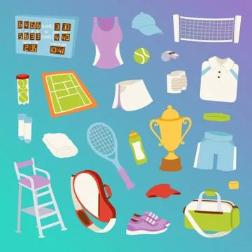 Tennis seamless pattern vector 库存插图