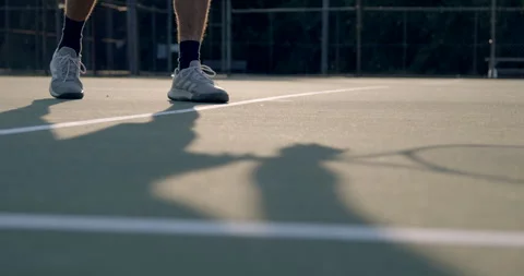 Tennis Serve Shadow 動画素材 253002882