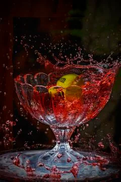 Tennis Splash Stock Photos