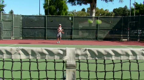 Tennis training V2 Video stock 480024