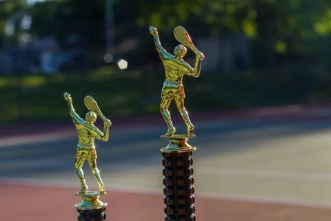 Tennis trophy Stock Photos