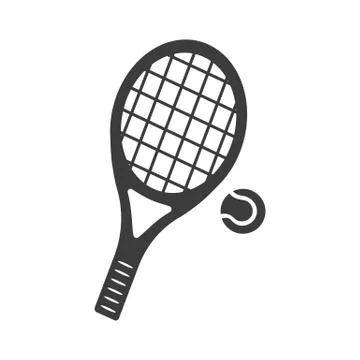 Tennis Vector isolated on white background. Stock Illustration