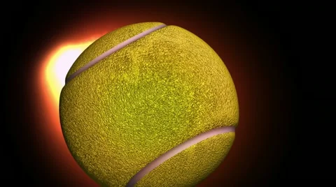 Tennisball animations multiple with matte Stock-Footage 12268716