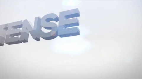 Tense Text Animation Stock Footage 66113066