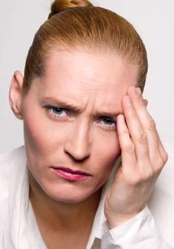 Tension Headache Stock Photos
