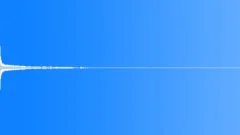 Tension - waterphone rod impacts 8 sharp approx settling pitch c4 Sound Effect