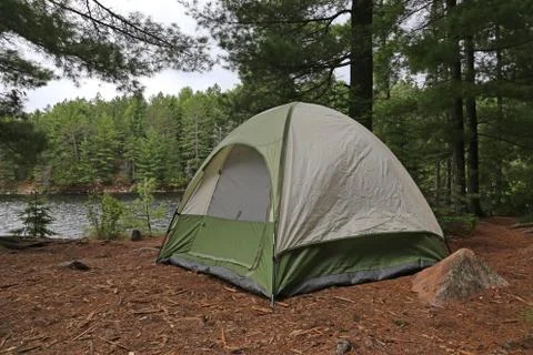 Tent in Algonquin Stock Photos