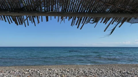 Tent canopy sea Video stock 155139172