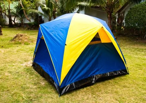 Tent canvas. Stock Photos